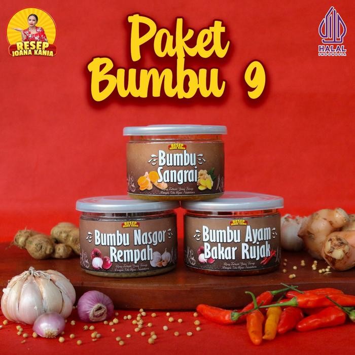 

Paket Hemat 9 Bumbu ResepJoanaKania / 3 Varian Bumbu Masak Praktis Halal