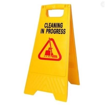 Wet Floor Sign Caution Petunjuk Lantai Licin
