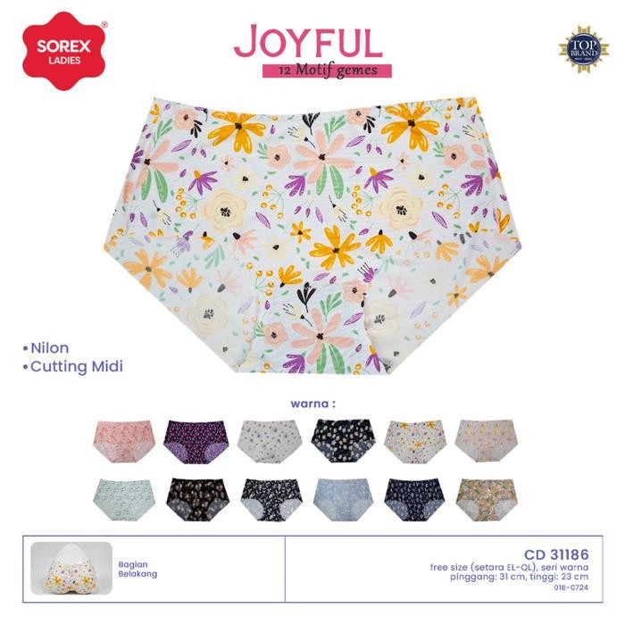 Satinya- Sorex Cd Wanita Midi Seamless Tanpa Jahitan Anti Nyeplak Jumbo 31186