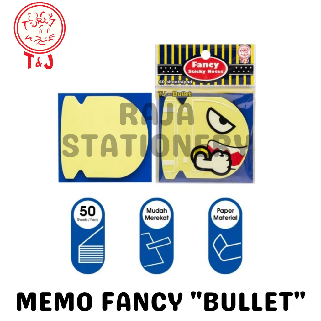 

Tom & Jerry Memo Stick Sticky Notes Kertas Memo Tom Jerry Tempel Fancy Bullet - RAJA BIGBOX