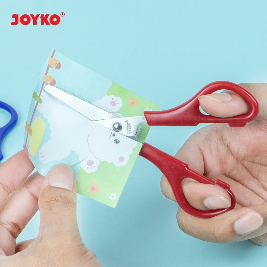 

Joyko Scissor KID SAFE STAINLESS / Gunting Joyko Kecil Tajam Kantor Kertas Tumpul Anak SS-5 - RAJA BIGBOX