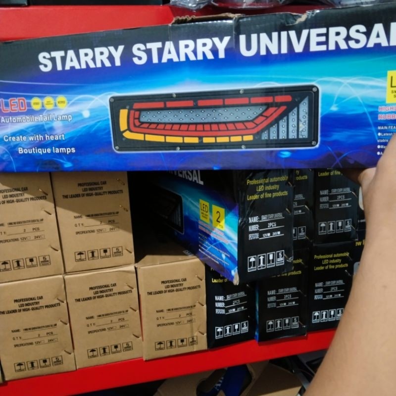 Lampu Stoplamp Truk 24V Starry Lampu Rem Belakang Truck Canter Giga Tronton