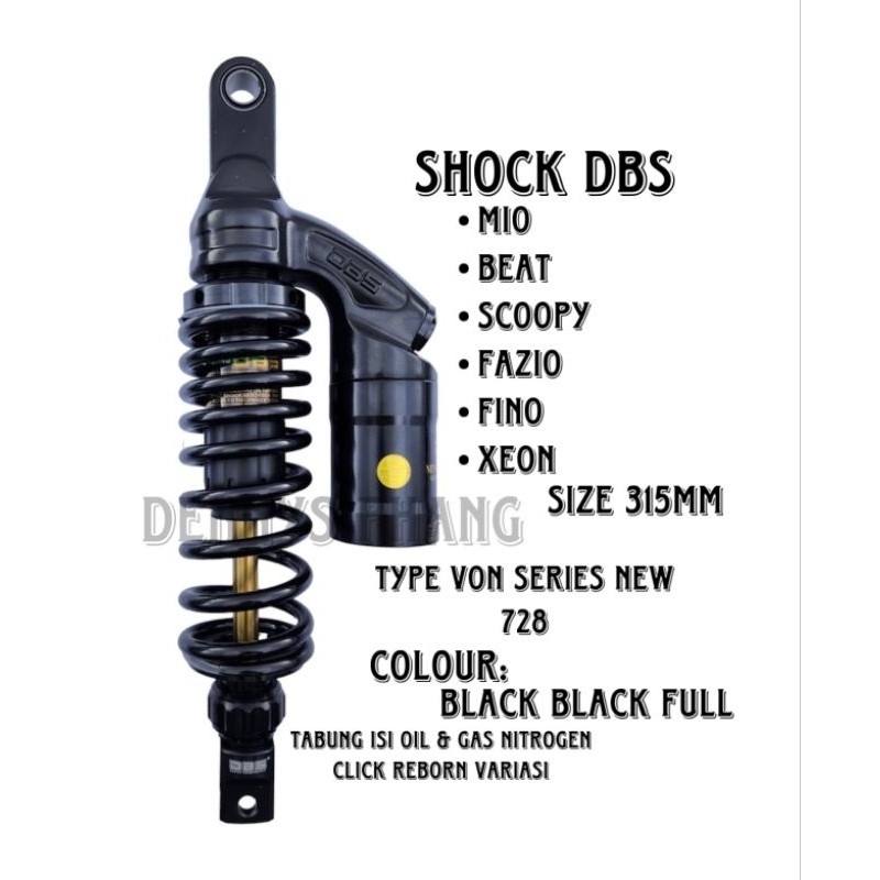SHOCKBREAKER DBS 728 VON SERIES AS GOLD 315mm / 330mm model ktc Evo DBS 8894 MODEL KTC EXTREM untuk