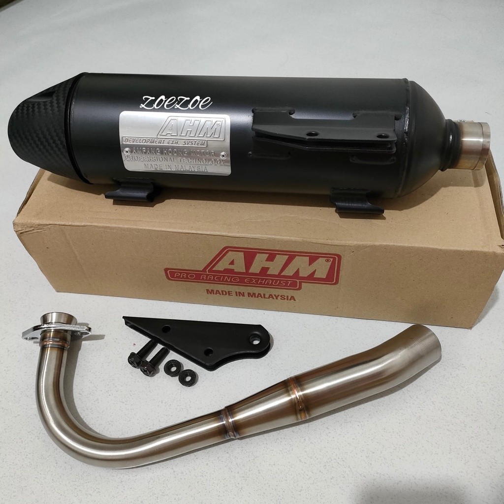 Knalpot AHM Original Model Tsukigi - Mio Sporty / Mio Smile/ Mio Soul / Fino Karbu
