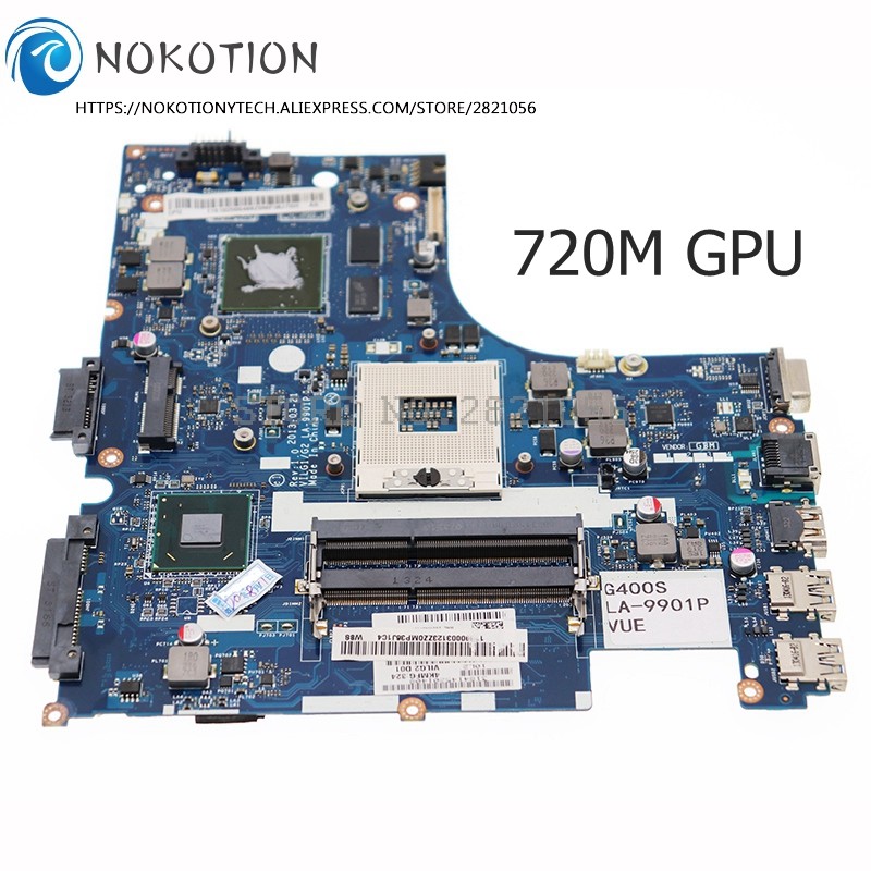 NOKOTION 90003123 VILG1 G2 LA-9901P MAIN BOARD For Lenovo G400S 14 inch Laptop Motherboard HM76 Gefo