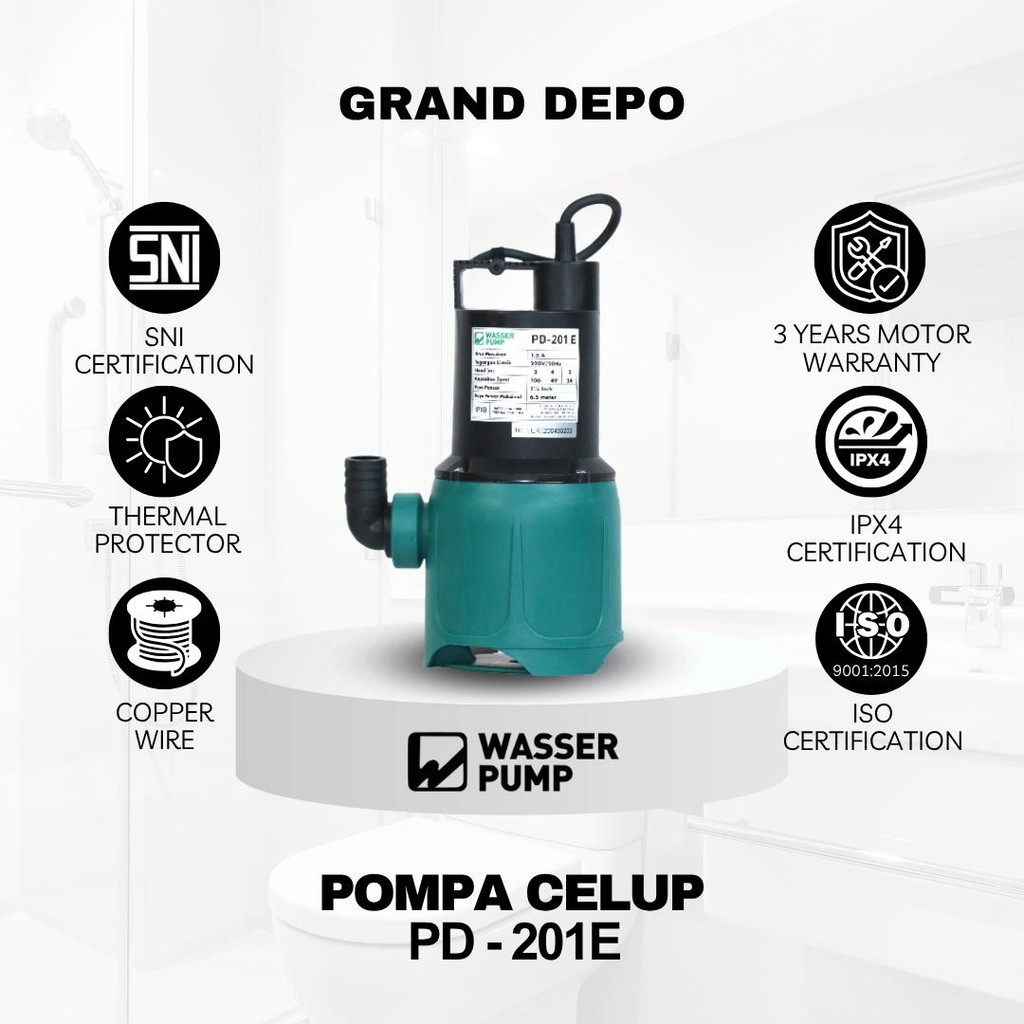 Wasser Pompa Air Celup PD 201E / Pompa Celup Wasser