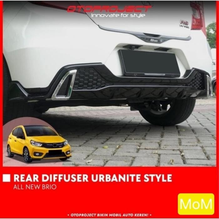 OTOPROJECT DIFFUSER BUMPER BELAKANG ALL NEW BRIO URBANITE STYLE