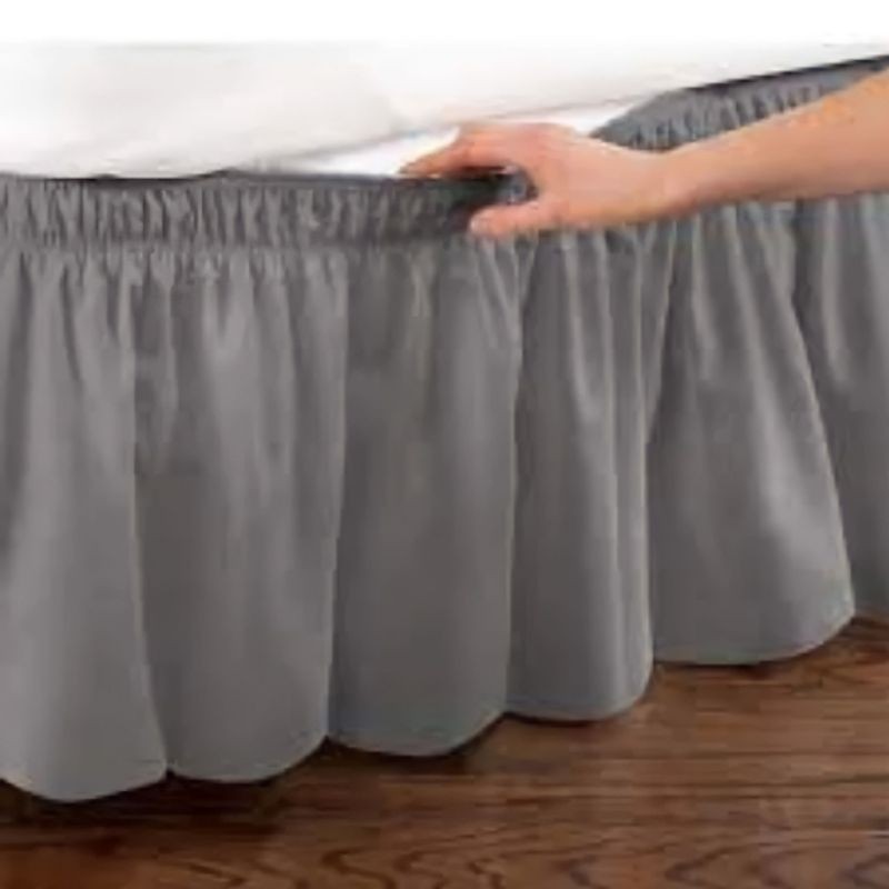 BED SKIRT POLOS RUMBAI PENUTUP KOLONG KASUR