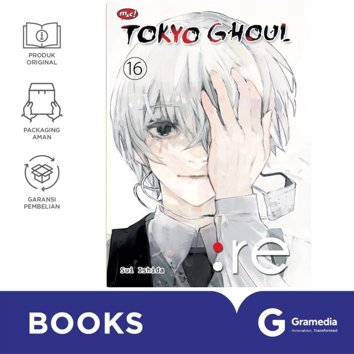 

TOKYO GHOUL : RE 16 - TAMAT (BONUS BOOKMARK)