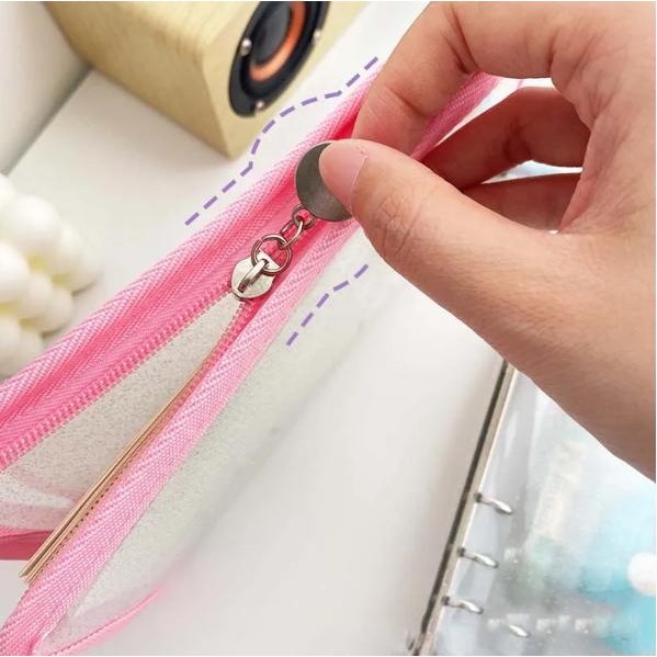

Binder A6 6holes Binder Transparan Glitter for Journal Planner