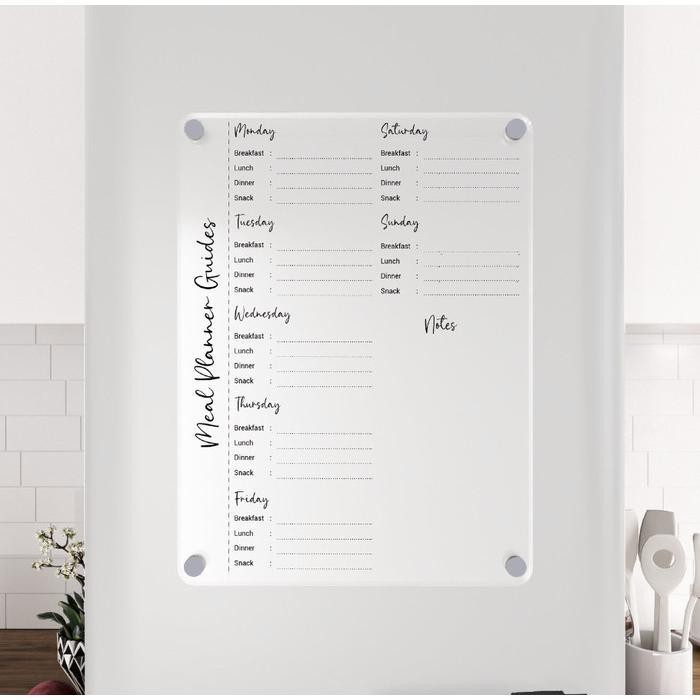 

Magnet Kalender Weekly Meal Planner Acrylic Kalender Magnet