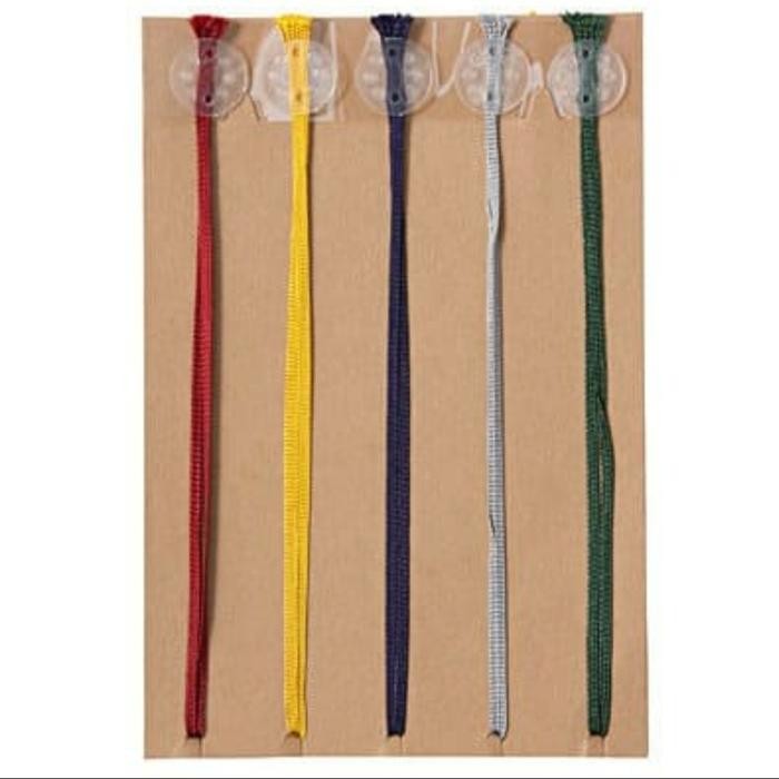 

MUJI - Bookmarks 5 Color Tali Pita Pembatas Halaman Buku