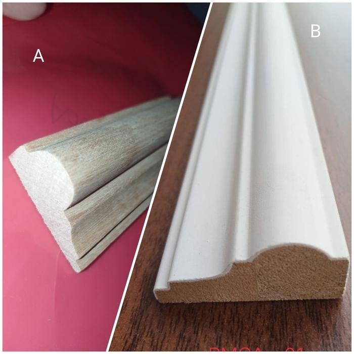 *CepatSampai*_ wall moulding - plint lantai - kayu profile - list kayu custom bingkai