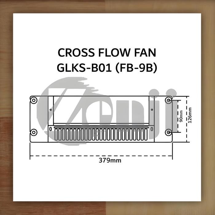 Crossflow fan / Kipas lift / fan lift elevator