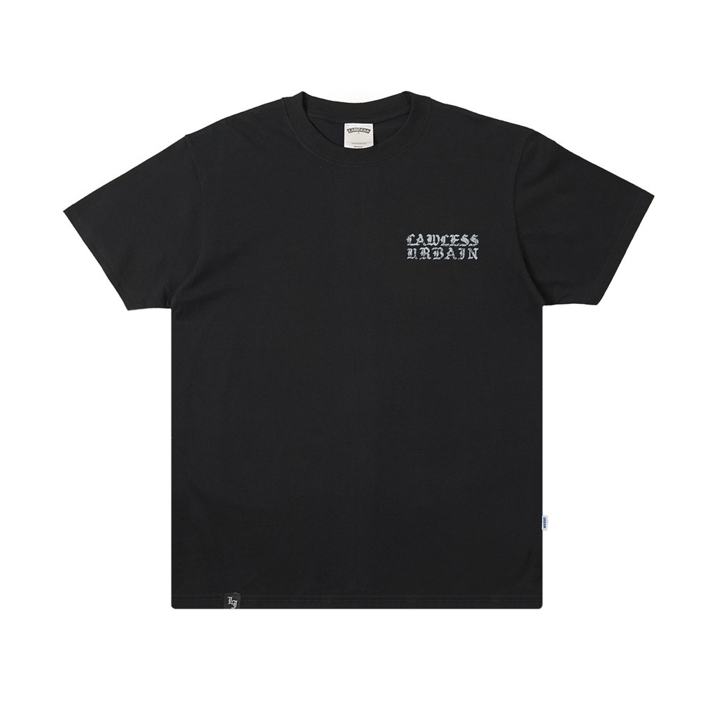 【COD】Lawless X Urbain - Grafis Tshirt - Black