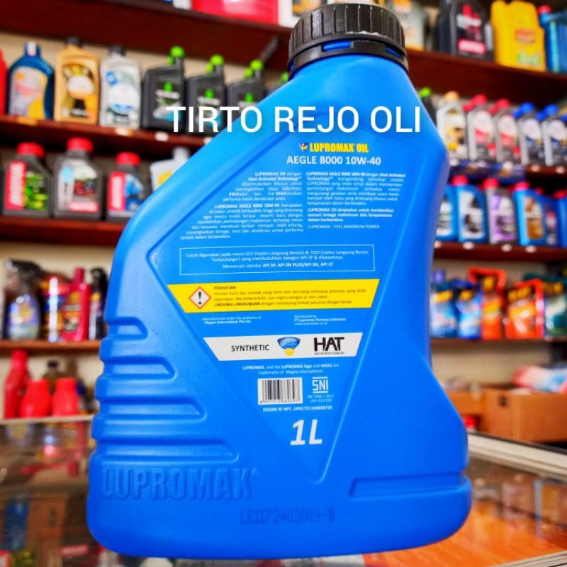 Lupromax Aegle 8000 10W - 40 API SP Synthetic 1L