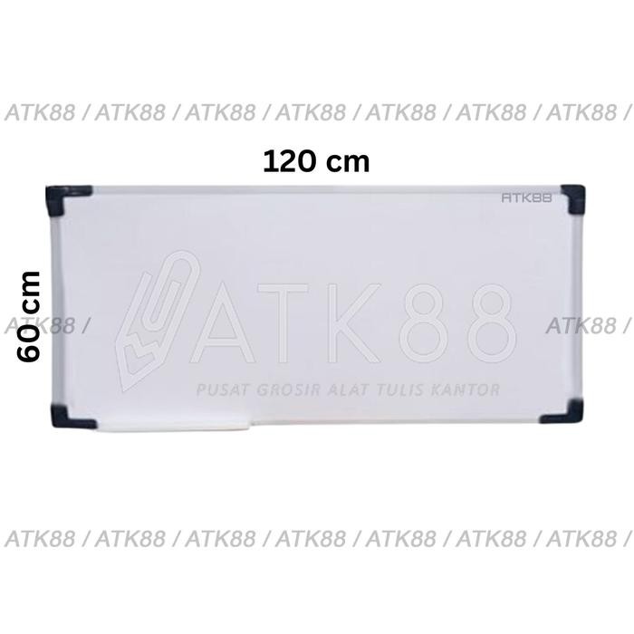 

Papan Tulis Magnetik ATK 88 / Whiteboard 60 x 120 Magnetic