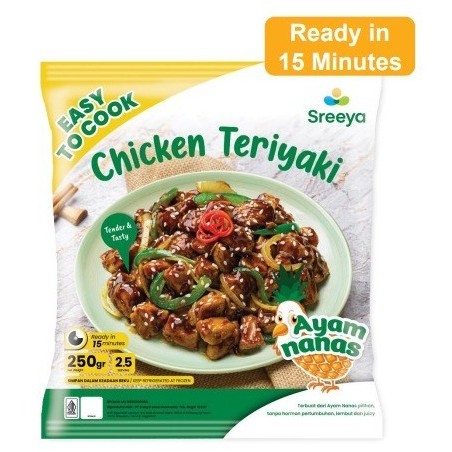 

Sreeya Chicken Teriyaki Tidak Beku 250 gram