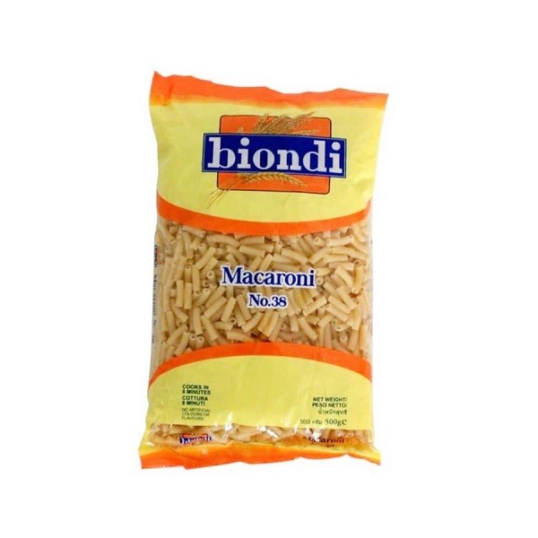 

BIONDI MACARONI NO. 38 500G
