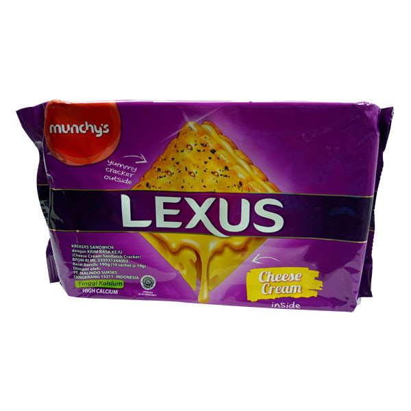 

LEXUS CHEESE CRACKERS 190G