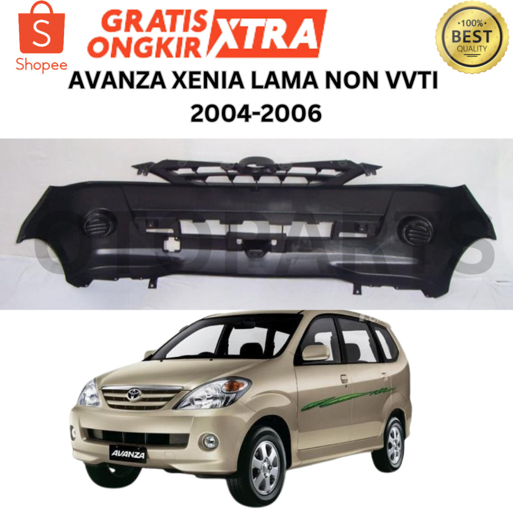 Bumper Bemper Depan Avanza Xenia Lama Non Vvti 2004 2005 2006 Tipe G E Li M Baru Import OEM PNP