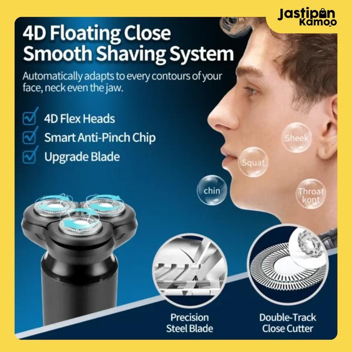 NEW Electric 4D Shaver Multifunctional PRODUK CUKUR ELEKTRIK MULTIFUNGSI