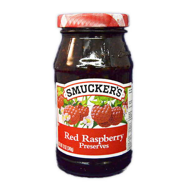 

SMUCKER'S RED RASBERRY PRESERVES 340 GR