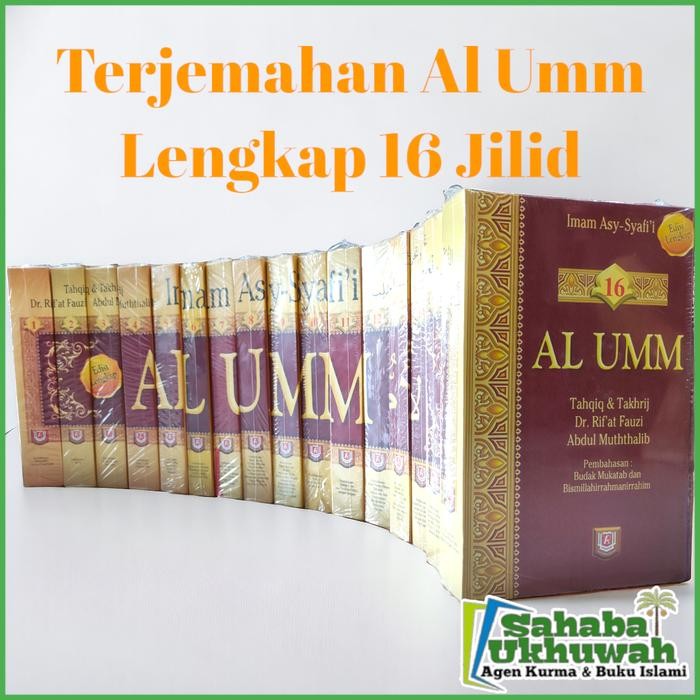 ready terjemahan kitab al umm 16 jilid edisi lengkap