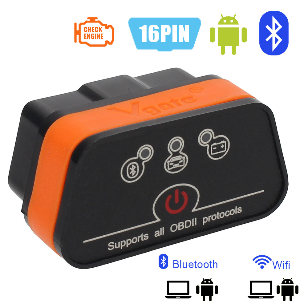 ELM327 OBD2 Vgate Icar 2 Scaner WIFI/Bluetooth Auto Diagnostic Tool