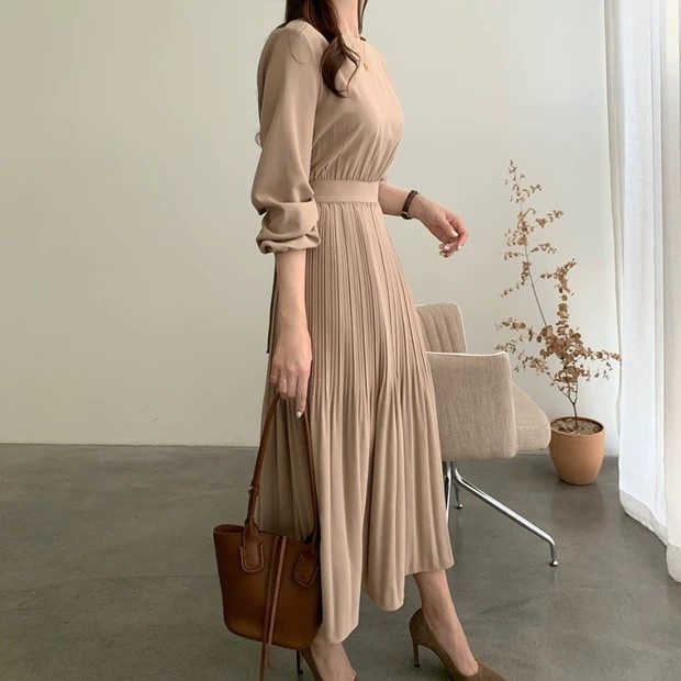 [NEW] TM 62511 Dress Giustina Midi Import Ice Silk Crepe