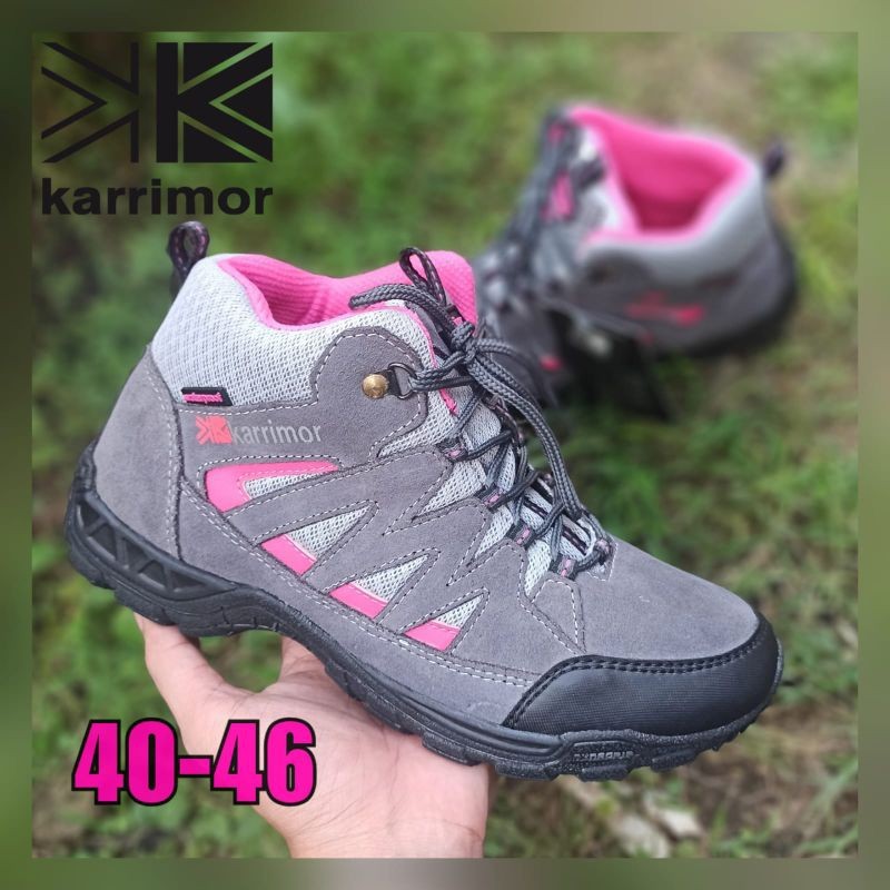 Unik Sepatu Hiking Karrimor Semi Boots Sepatu Gunung Karrimor Outdoor Wanita