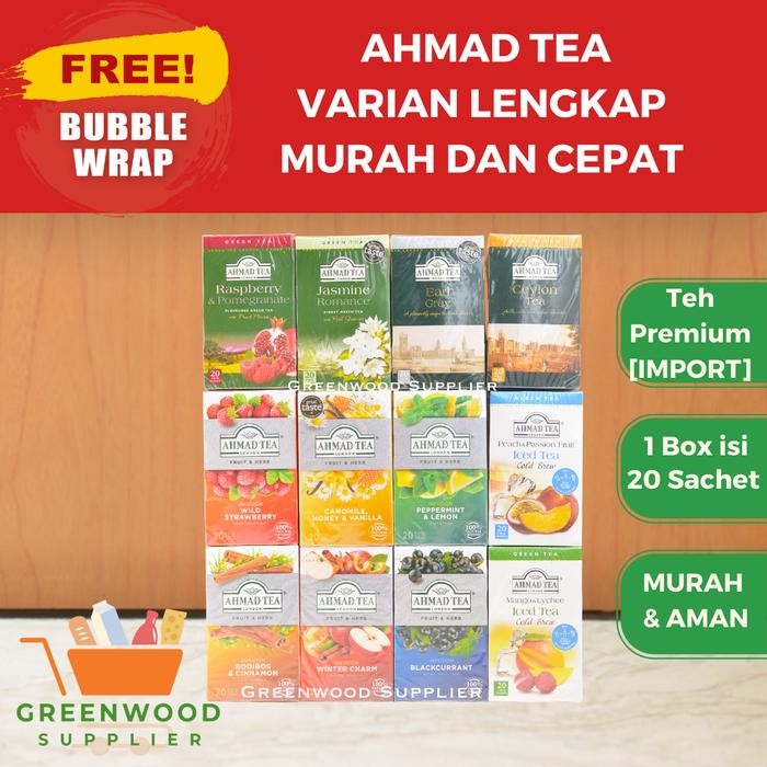 

Ahmad Tea - Varian Lengkap - Stok Baru