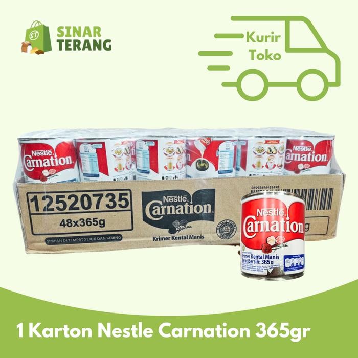 

1 Karton Susu Nestle Carnation 370gr GROSIR dus isi 48 Kaleng