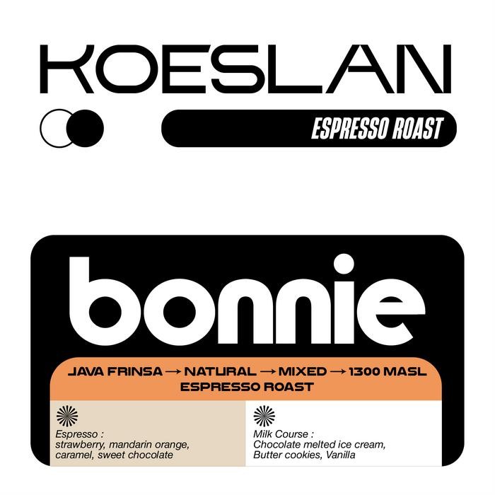 

Bonnie Single Origin Espresso Roast) - Biji Kopi Arabika