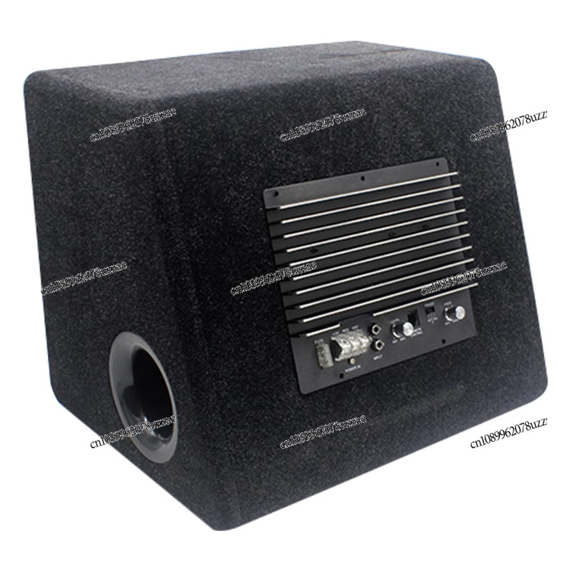 Car Subwoofer 10 Inch 12 Inch Heavy Bass Active Empty Box Wooden Body Test Speaker Power Amplifier