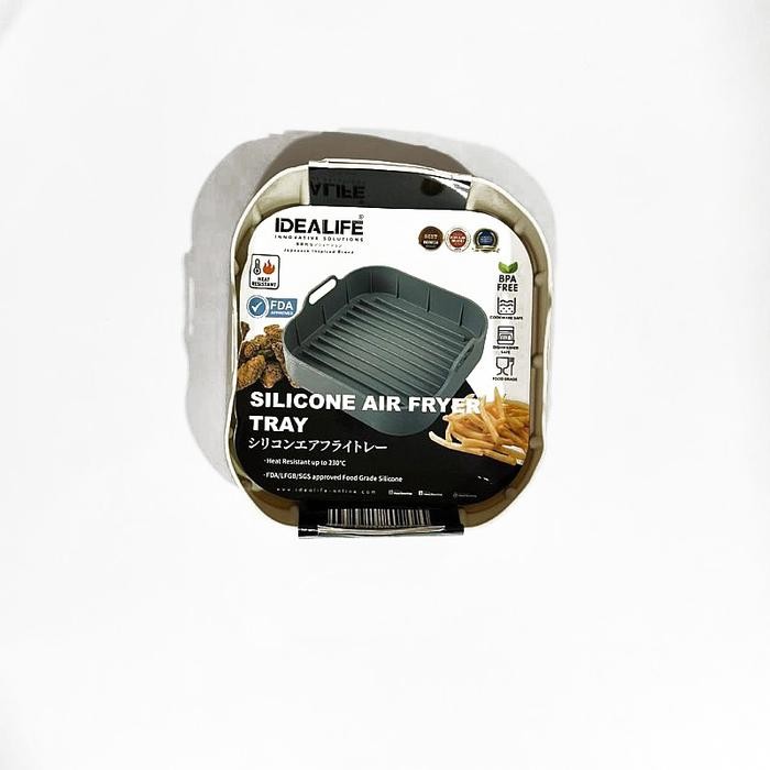 IDEALIFE Wadah Air Fryer Silicon - Basket Keranjang Baskom Air Fryer Silikon
