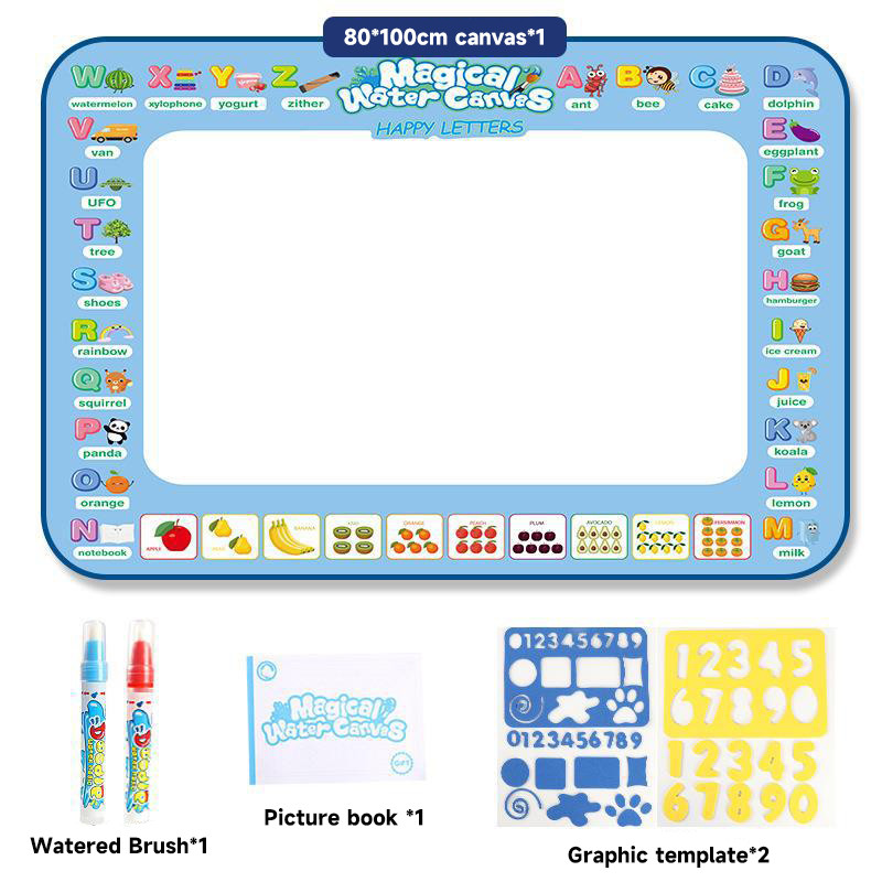 

Children Magic Water Drawing Mat Toys Reusable Chroma Magic Drawing Board Baby Early Educational
