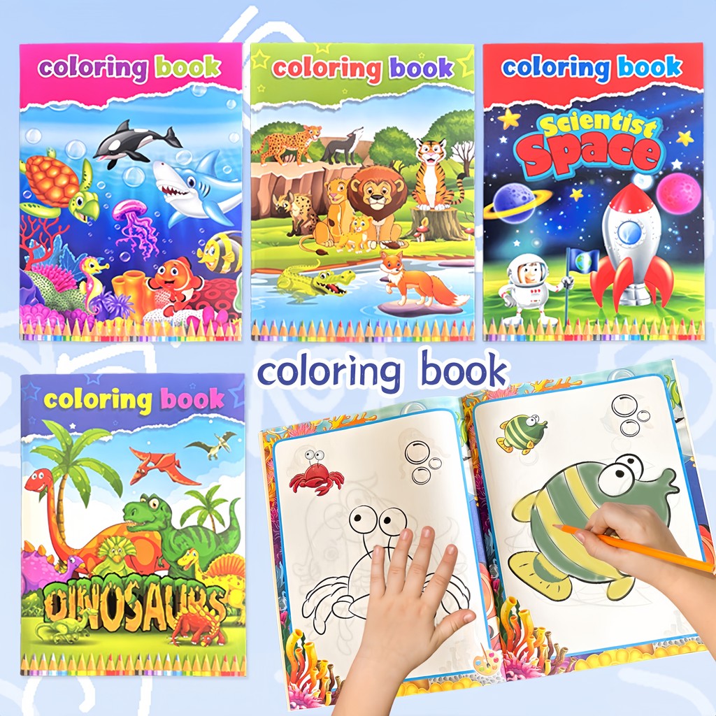 

Children'S Drawing Book Coloring Drawing Book Color Filling Graffiti Picture Book Painting