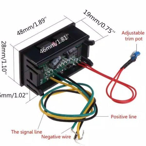 Original Fuel Indicator Led indikator bensin led digital motor & mobil