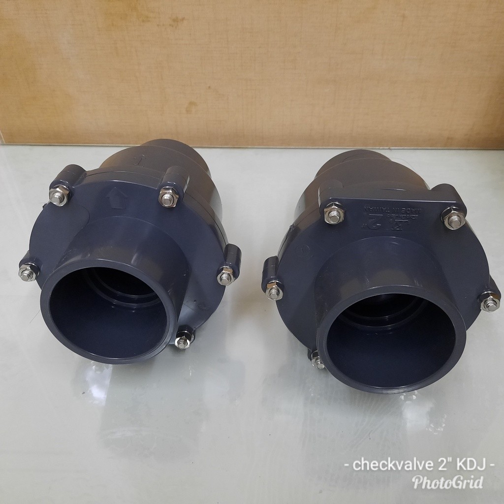 Swing Checkvalve Check valve PVC KDJ 2" / 2 inch 2in 2inch Tusen klep Check Valve 2" KDJ Tabok PVC