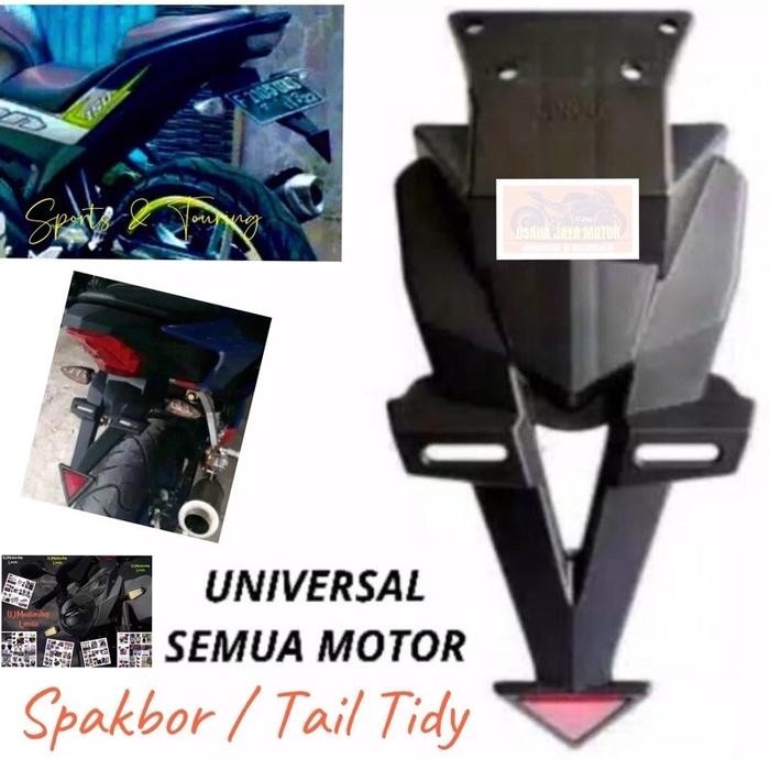 Yukngegas Akai Racing Undertail Fender Sein Led Vixion 2013-2015 Selancar Vixion Nvl / Advance