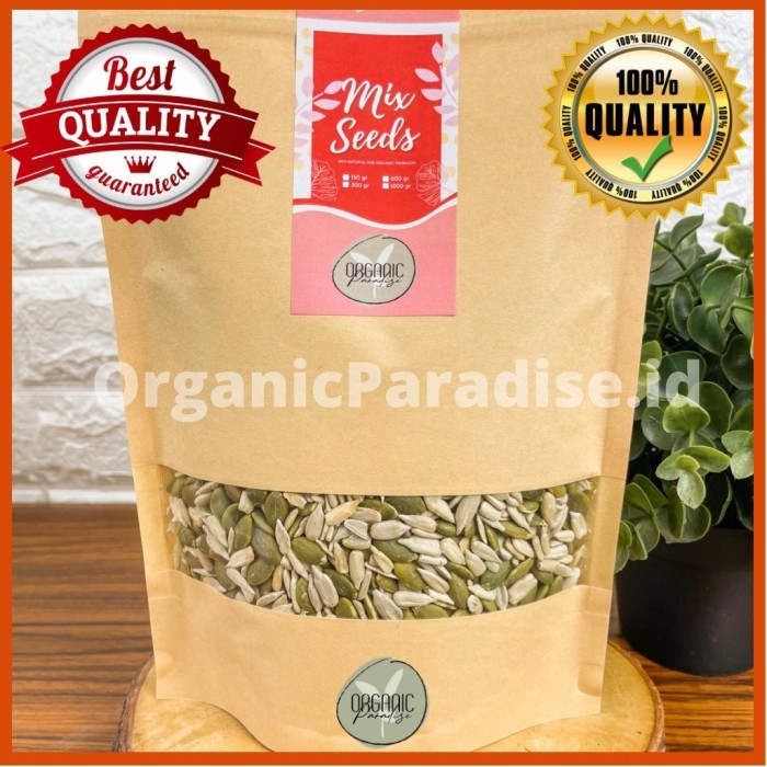 

Organic Paradise Snack Kuaci Campur Sehat 500 gram / Healthy Roasted Mix Seed 500 gram tanpa minyak