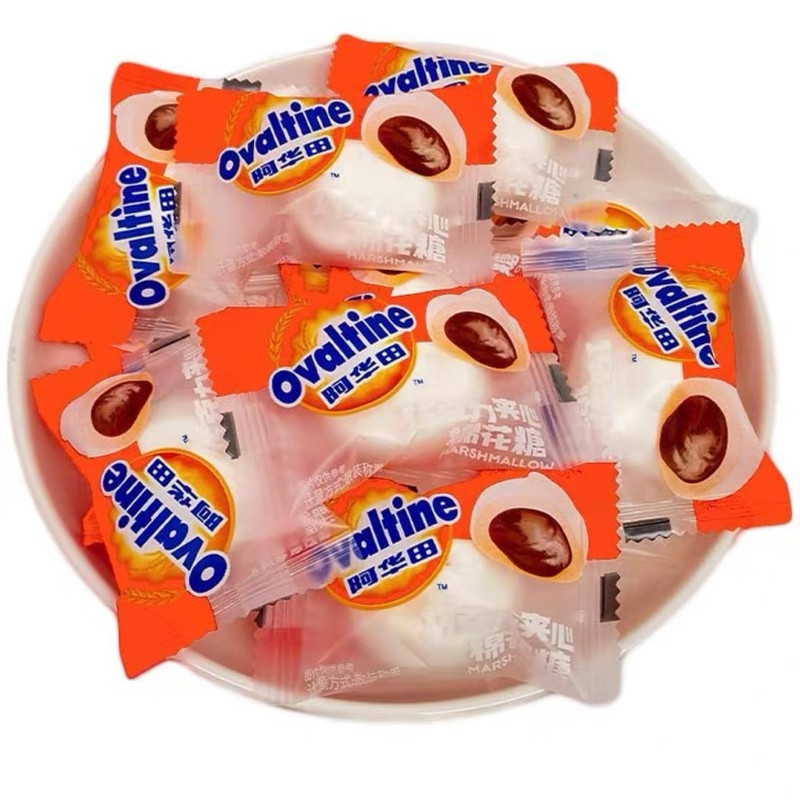 

Ovaltine marshmallow with Ovaltine chocolate filling isi 10 pcs - snack import