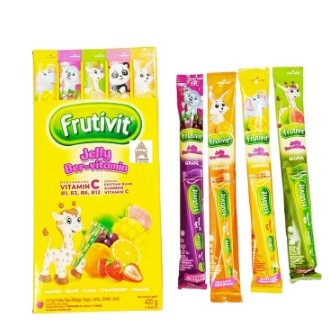 

FRUTIVIT JELLY STICK BER-VITAMIN / 1 BOX ISI 20 STICK