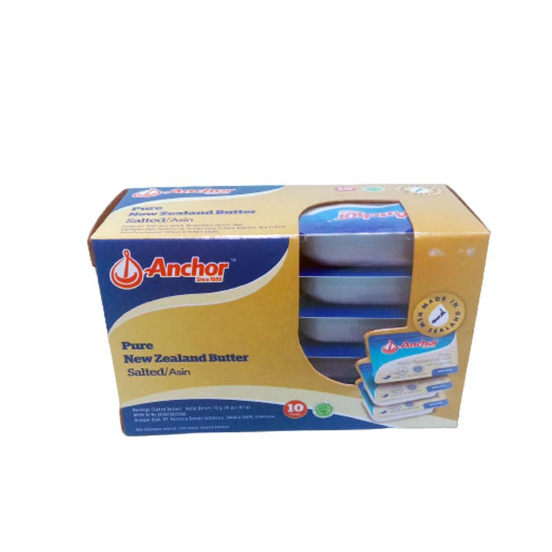 

ANCHOR SALTED BUTTER (10X7G) 70 G 100% ORIGINAL