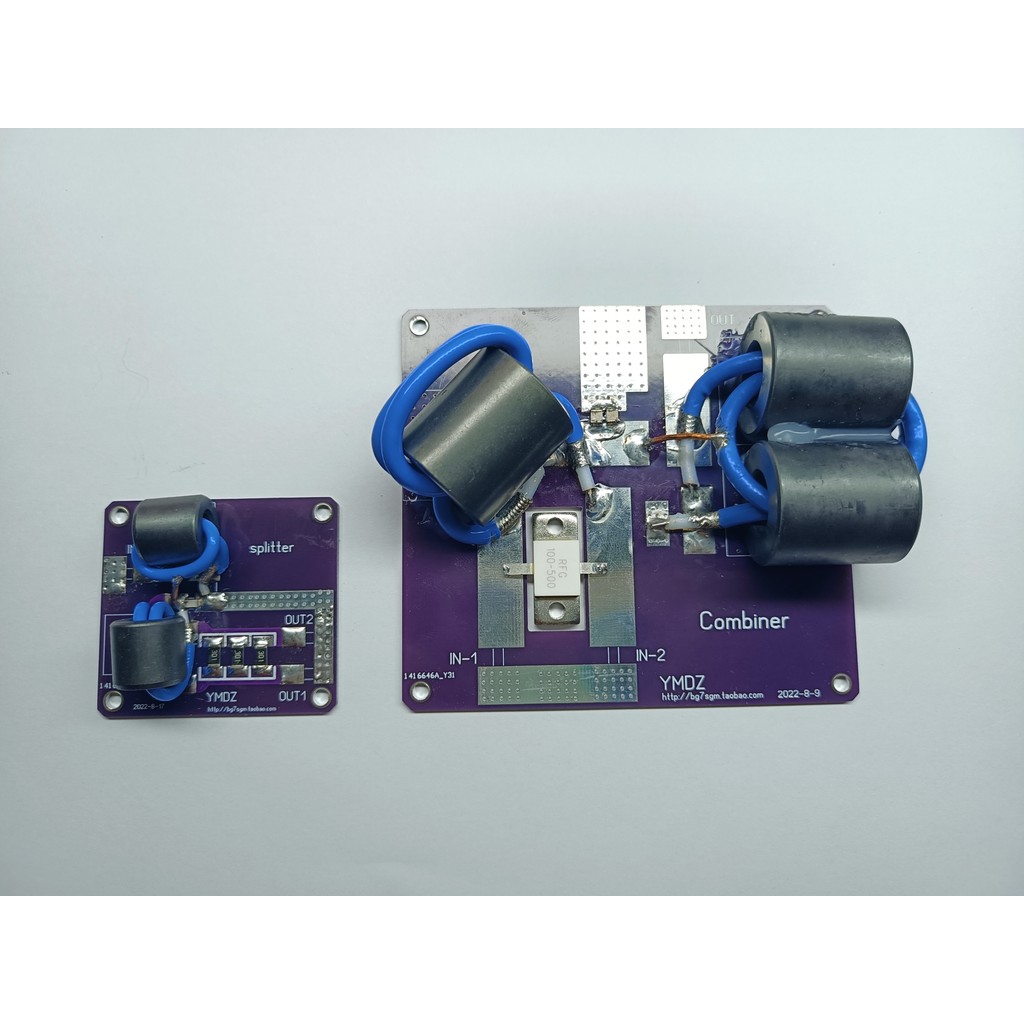 New 1.8-52MHz HF RF Power Combiner Board and RF Power Splitter RF Power Divider Board