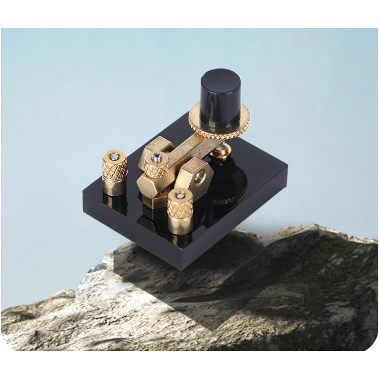 Mini Manual Brass Key Keyer CW Morse Code for HF RADIO hand key shortwave CW transmission