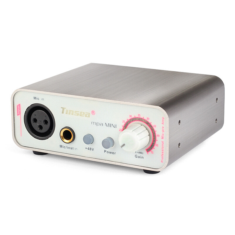 Tinsea mpa MINI Professional Mic-pre Amp Studio Microphone Amplifier For Recording Studio Stage perf