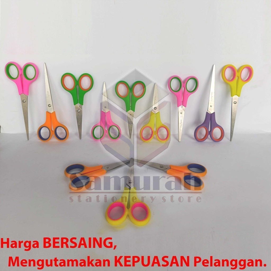 

[READY] Gunting Renceng LadyPop LDW 765 - 6.5 inch Panjang - 12 pcs / Scissors Stainless Steel 6,5