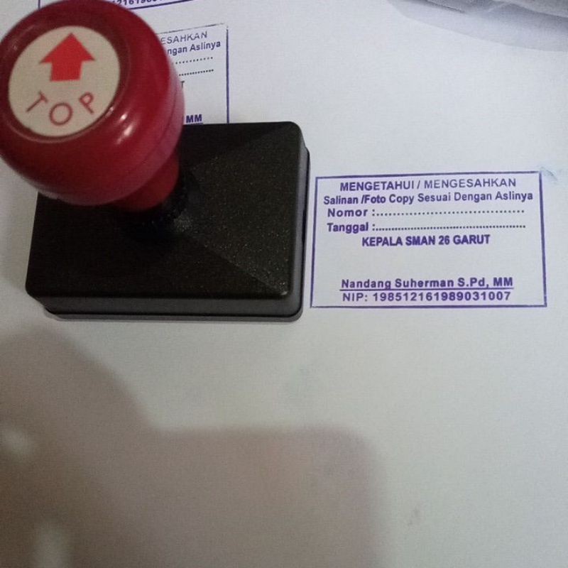 

[READY] stempel mengesahkan/stempel legalisir/ pengesahan